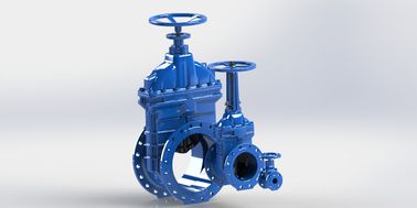 Approvazione WRAS AFC Valvola di porta d'acqua a seduta resiliente su ferro duttile di tipo off