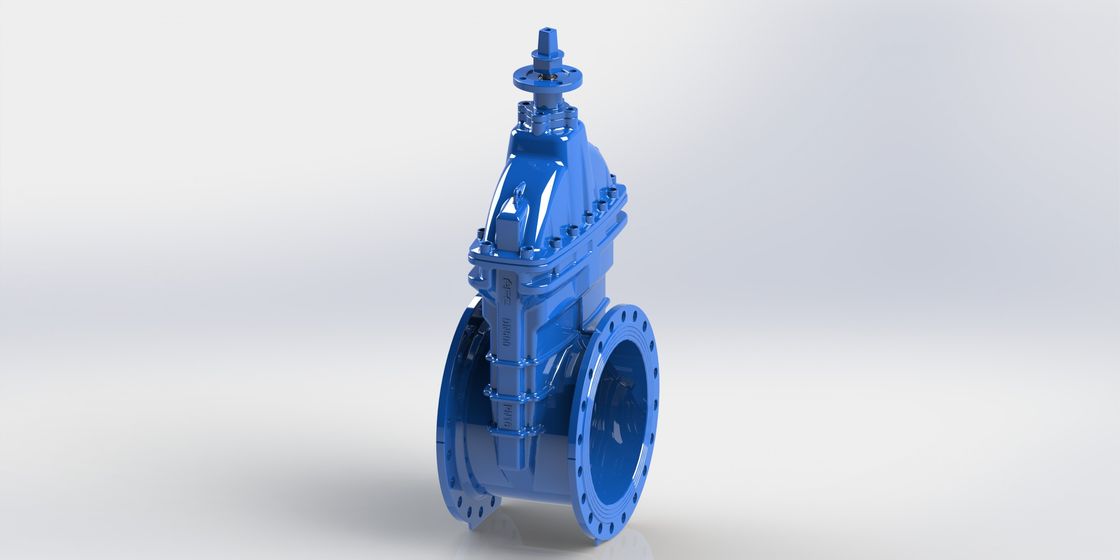 Tipo di flange di ferro flessibile resistente Valvola di cancello a vite esterna