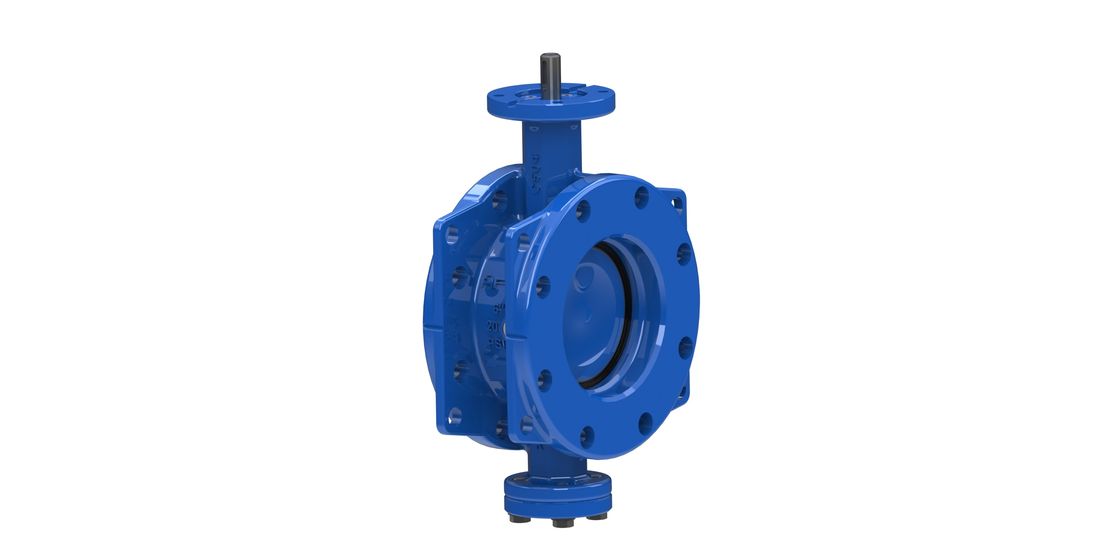 Valvola a farfalla doppia eccentrica con disco in acciaio inossidabile e sigillo EPDM per applicazioni idriche con certificato FM
