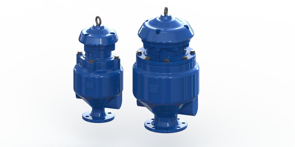 Valvola di sfiato aria per fognature DN50-DN200 con rating di temperatura ≤80℃ e range di pressione PN10-PN40 per sistemi di valvole aria per fognature