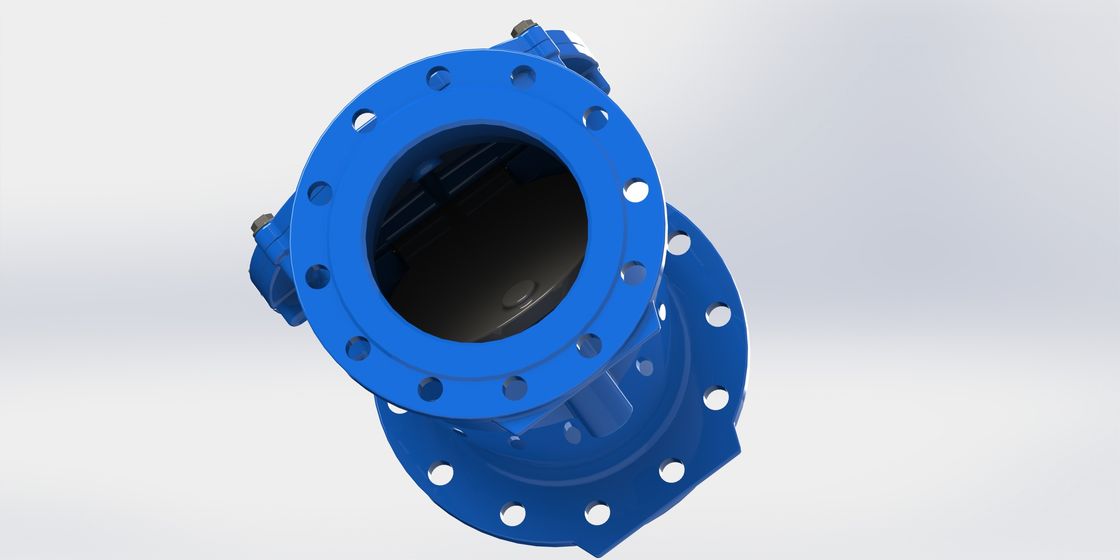 PN10 Valvola di controllo oscillante flessibile con materiale di tenuta EPDM e corpo di ferro duttile per il trattamento dell'acqua