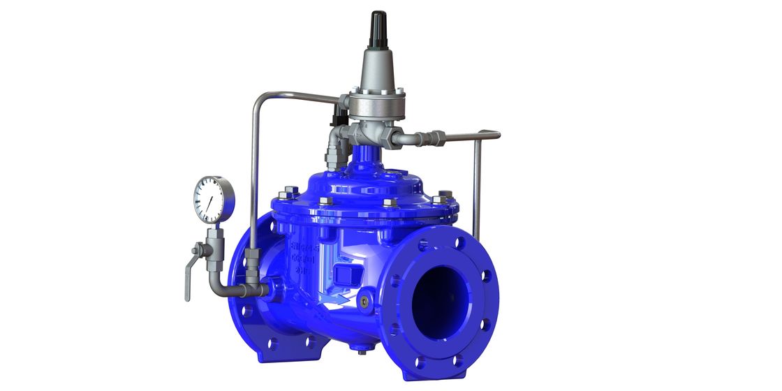 Valvola di mantenimento della pressione in ferro duttile con pressione massima PN25 e dimensioni da 2 a 40 pollici