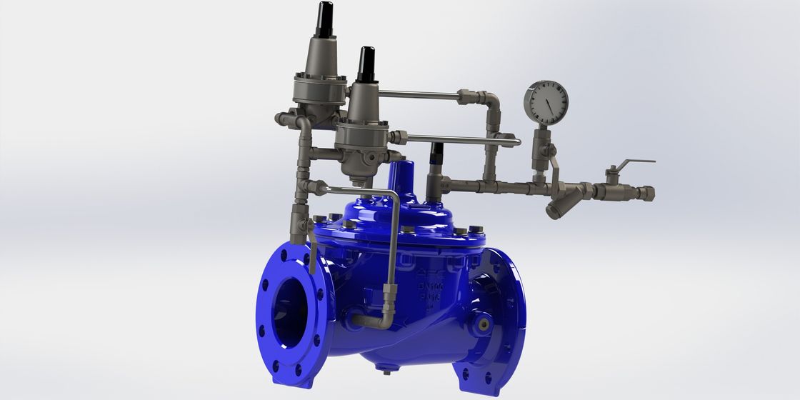 Valvola di anticipazione delle sovratensioni con connessione a fine flange e pressione massima di PN25