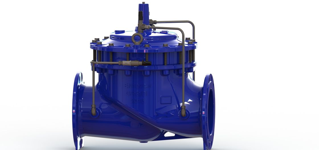 Valvola di controllo dell'acqua in gomma EPDM con parti interne SS304 e certificazione NSF61 per la regolazione del flusso di acqua pulita