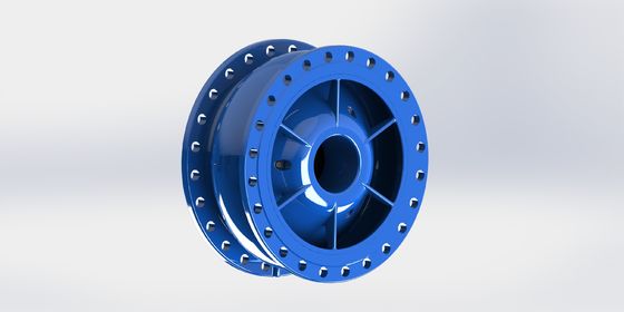 Valvola di controllo anti-slam con rivestimento in disco di gomma per la connessione della flangia, progettata per sistemi a pressione PN10