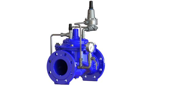 PN10 Valvola di mantenimento della pressione minima con costruzione in ferro duttile e connessione a flange per un controllo affidabile della pressione