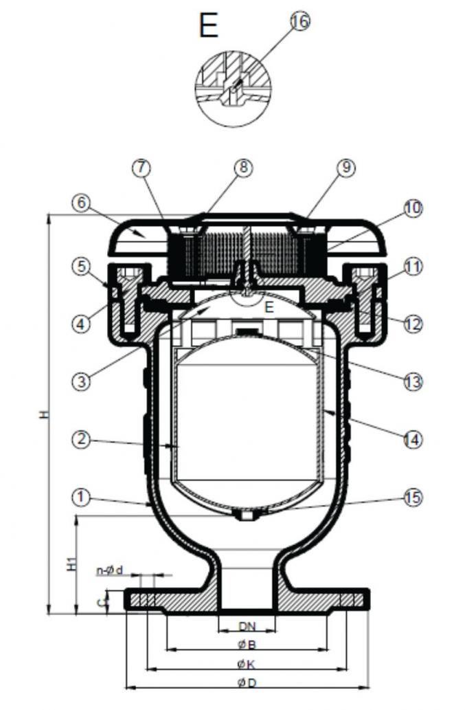 Valvola di sfiato aria e O-ring di ricambio per pompe filtranti
